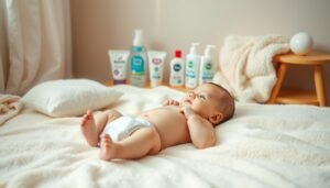 bebe deitado na cama
